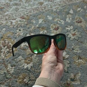 Brand new, never worn Costa sunglasses, brown with green blue lens style COPRA